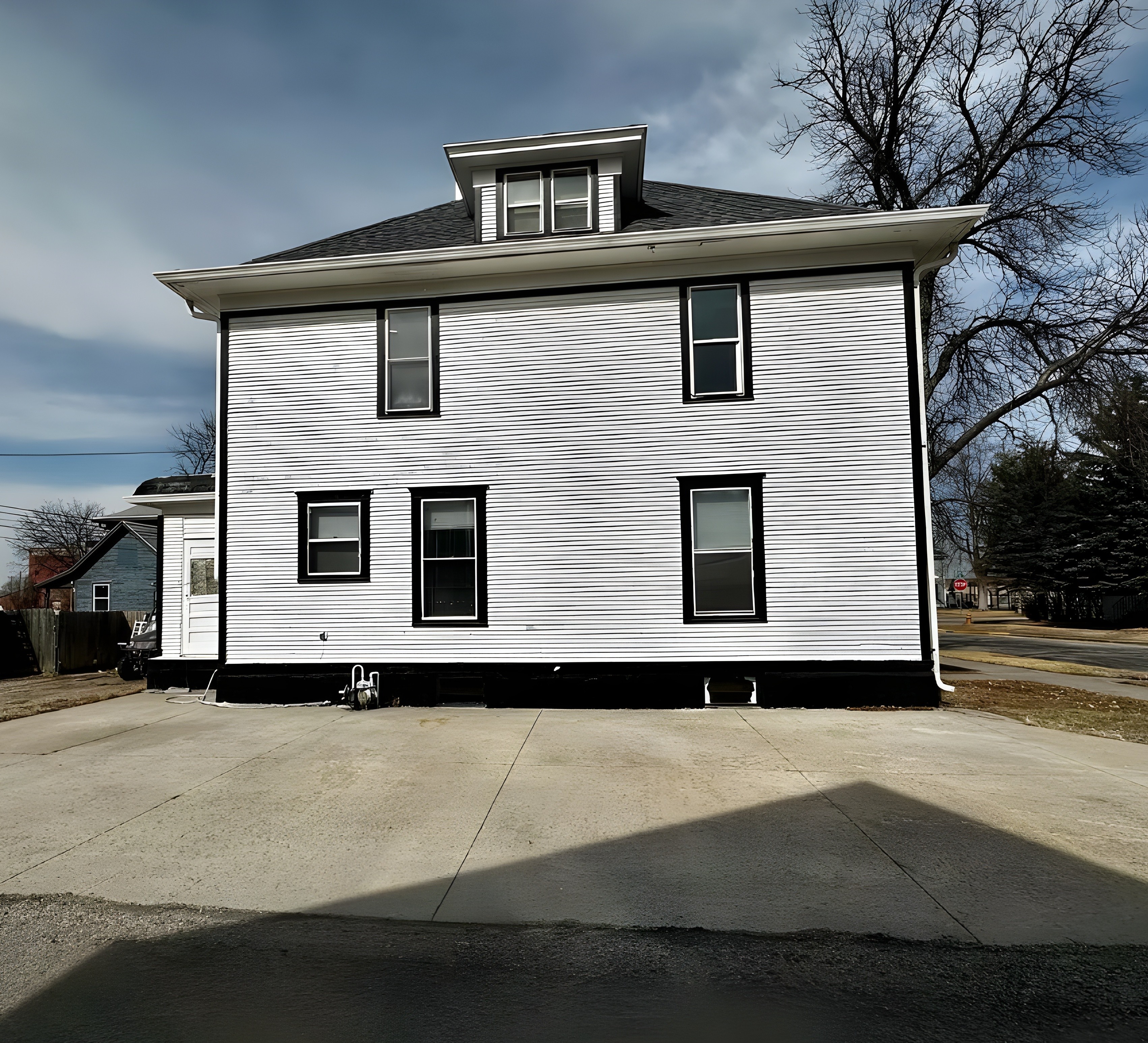 Convenient, accessible parking area at a Dakota Pathway housing unit